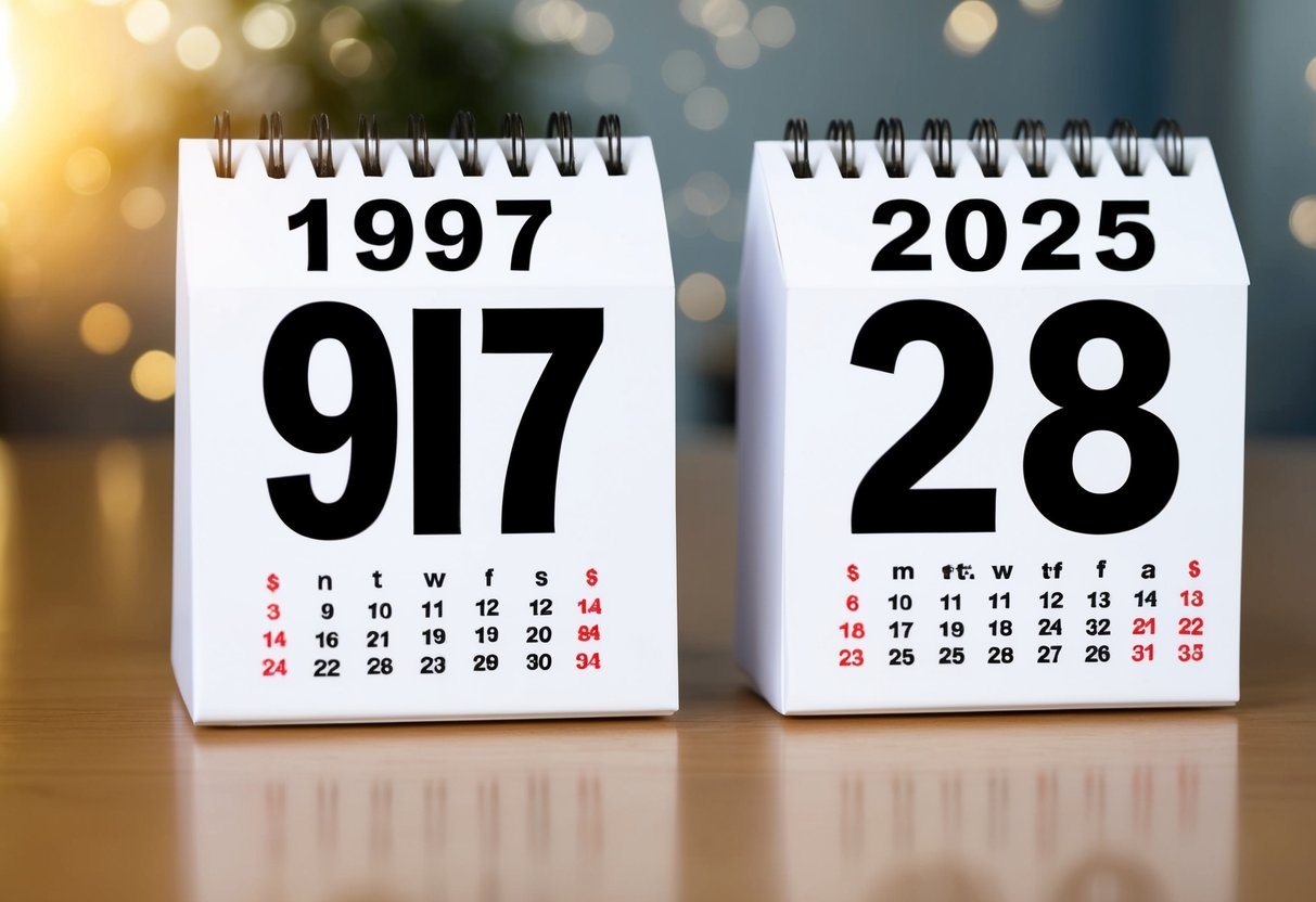 Quem nasceu em 1997 tem quantos anos em 2025? Quem nasceu em 1997 tem quantos anos em 2025?